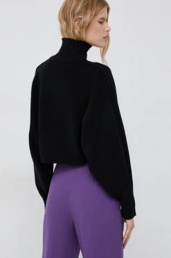 Γυναικεία Χωρίς φερμουάρ Μάλλινο πουλόβερ Sisley χρώμα: μαύρο, -Εξοδος Sisley Κατάστημα unnamed file 1002