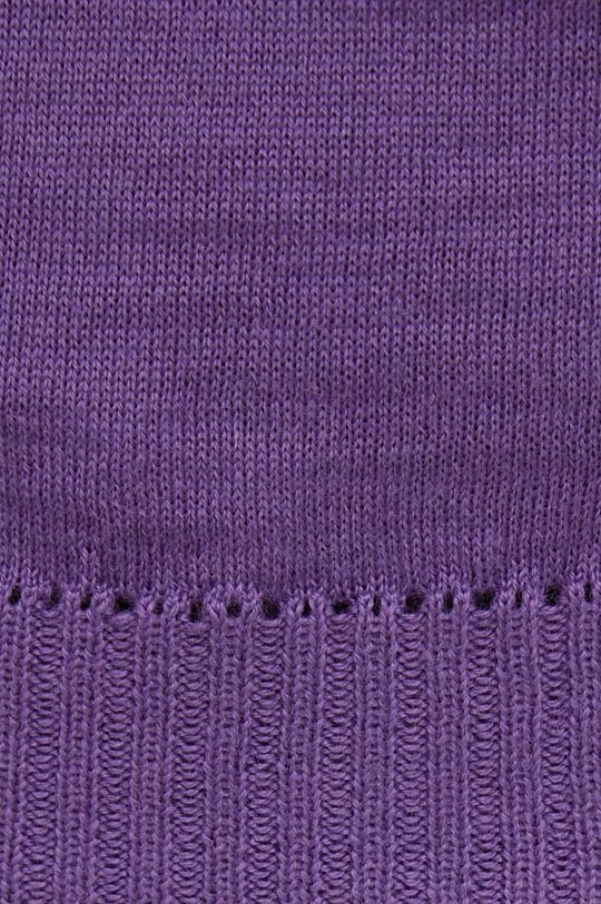 Γυναικεία Χωρίς φερμουάρ Μάλλινο πουλόβερ Sisley χρώμα: μοβ, 4 Γυναικεία Χωρίς φερμουάρ Μάλλινο πουλόβερ Sisley χρώμα: μοβ, - Image 4