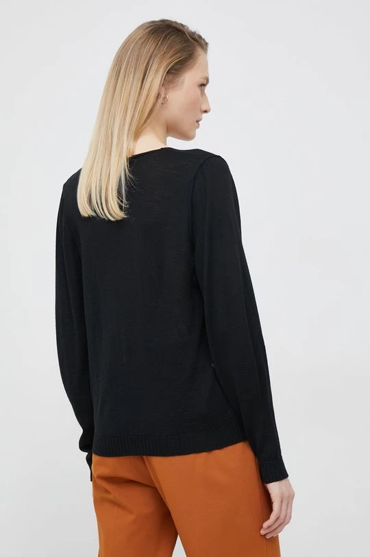 Γυναικεία Χωρίς φερμουάρ Μάλλινο πουλόβερ Sisley χρώμα: μαύρο, 3 Γυναικεία Χωρίς φερμουάρ Μάλλινο πουλόβερ Sisley χρώμα: μαύρο, - Image 3