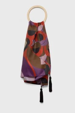 Γυναικεία Φουλάρια Σάλι Sisley μοβ