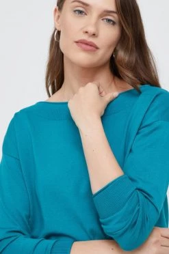 Γυναικεία Χωρίς φερμουάρ Πουλόβερ Sisley τιρκουάζ, -Εξοδος Sisley Κατάστημα unnamed file 1081