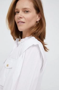 Γυναικεία Πουκάμισα Πουκάμισο Sisley άσπρο, -Εξοδος Sisley Κατάστημα unnamed file 1090