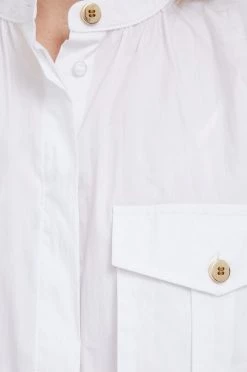 Γυναικεία Πουκάμισα Πουκάμισο Sisley άσπρο, -Εξοδος Sisley Κατάστημα unnamed file 1091