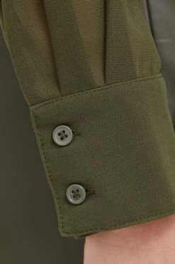 Γυναικεία Πουκάμισα Πουκάμισο Sisley πράσινο, -Εξοδος Sisley Κατάστημα unnamed file 1096