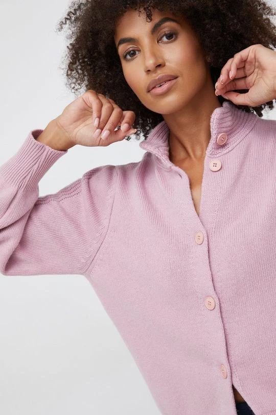 Γυναικεία Με φερμουάρ Ζακέτα από μίγμα μαλλιού Sisley ροζ 1 Γυναικεία Με φερμουάρ Ζακέτα από μίγμα μαλλιού Sisley ροζ