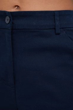 Γυναικεία Υφασμάτινα Παντελόνι Sisley ναυτικό μπλε, -Εξοδος Sisley Κατάστημα unnamed file 1156