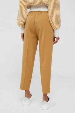 Γυναικεία Υφασμάτινα Παντελόνι Sisley καφέ, -Εξοδος Sisley Κατάστημα unnamed file 1159