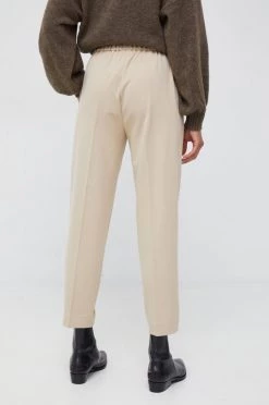 Γυναικεία Υφασμάτινα Παντελόνι Sisley μπεζ, -Εξοδος Sisley Κατάστημα unnamed file 1175