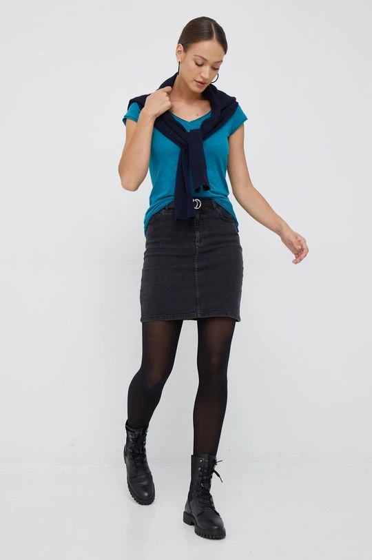 Γυναικεία Χωρίς φερμουάρ Πουλόβερ με προσθήκη μαλλιού Sisley χρώμα: ναυτικό μπλε, 2 Γυναικεία Χωρίς φερμουάρ Πουλόβερ με προσθήκη μαλλιού Sisley χρώμα: ναυτικό μπλε, - Image 2