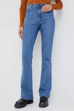 Γυναικεία Καμπάνες Τζιν παντελονι Sisley μπλε