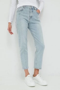 Γυναικεία Relaxed Τζιν παντελονι Sisley μπλε