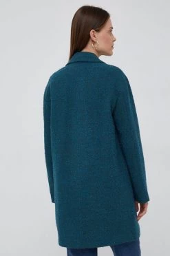 Γυναικεία Παλτά Παλτό από μείγμα μαλλιού Sisley τιρκουάζ, -Εξοδος Sisley Κατάστημα unnamed file 131