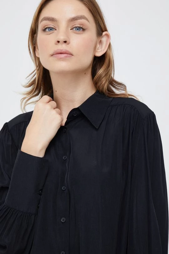 Γυναικεία Πουκάμισα Πουκάμισο Sisley μαύρο, 4 Γυναικεία Πουκάμισα Πουκάμισο Sisley μαύρο, - Image 4