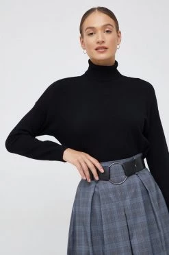 Γυναικεία Χωρίς φερμουάρ Πουλόβερ Sisley μαύρο, -Εξοδος Sisley Κατάστημα unnamed file 137