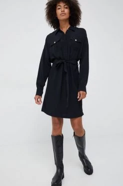 Γυναικεία Φορέματα Φόρεμα Sisley μαύρο,