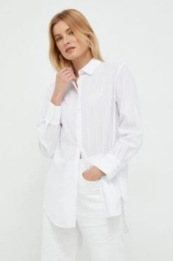 Γυναικεία Πουκάμισα Πουκάμισο Sisley άσπρο,