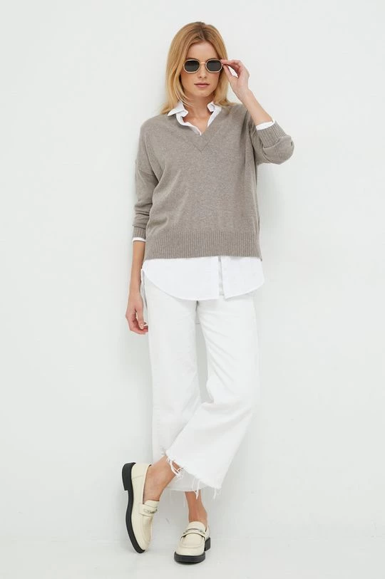 Γυναικεία Πουκάμισα Πουκάμισο Sisley άσπρο, 2 Γυναικεία Πουκάμισα Πουκάμισο Sisley άσπρο, - Image 2