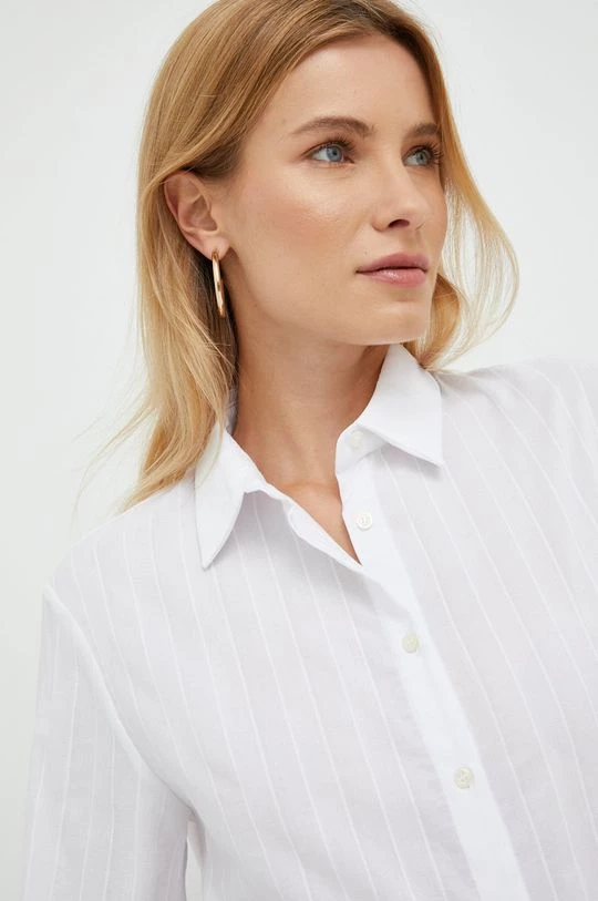 Γυναικεία Πουκάμισα Πουκάμισο Sisley άσπρο, 4 Γυναικεία Πουκάμισα Πουκάμισο Sisley άσπρο, - Image 4