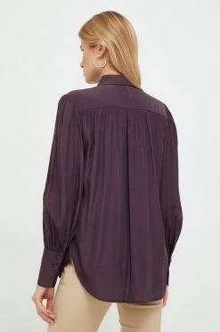 Γυναικεία Πουκάμισα Πουκάμισο Sisley μοβ, -Εξοδος Sisley Κατάστημα unnamed file 1396