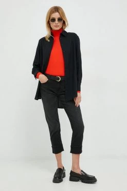 Γυναικεία Πουκάμισα Πουκάμισο Sisley μαύρο, 7 Γυναικεία Πουκάμισα Πουκάμισο Sisley μαύρο, -Εξοδος Sisley Κατάστημα unnamed file 1411