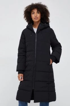 Γυναικεία Μακριά μπουφάν Μπουφάν Sisley μαύρο,