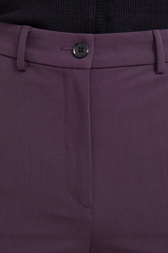 Γυναικεία Υφασμάτινα Παντελόνι Sisley μοβ, 4 Γυναικεία Υφασμάτινα Παντελόνι Sisley μοβ, - Image 4