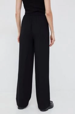 Γυναικεία Υφασμάτινα Παντελόνι Sisley μαύρο, -Εξοδος Sisley Κατάστημα unnamed file 1461