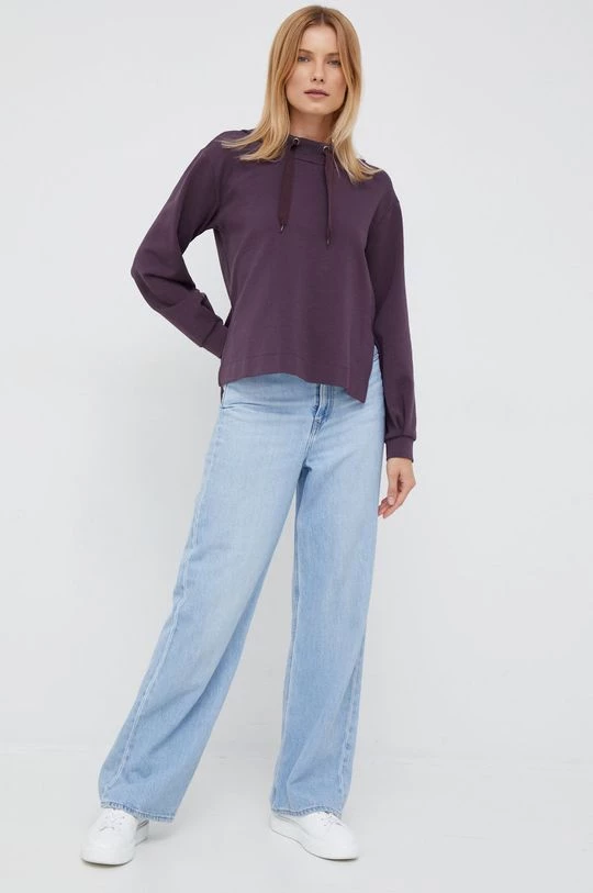 Γυναικεία Χωρίς φερμουάρ Μπλούζα Sisley μοβ, 2 Γυναικεία Χωρίς φερμουάρ Μπλούζα Sisley μοβ, - Image 2