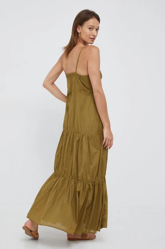 Γυναικεία Φορέματα Βαμβακερό φόρεμα Sisley πράσινο, 3 Γυναικεία Φορέματα Βαμβακερό φόρεμα Sisley πράσινο, - Image 3