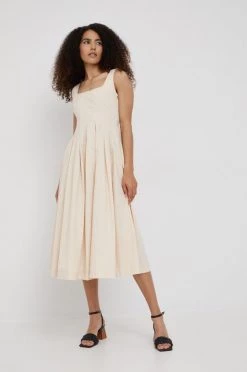 Γυναικεία Φορέματα Φόρεμα Sisley μπεζ, -Εξοδος Sisley Κατάστημα unnamed file 1523