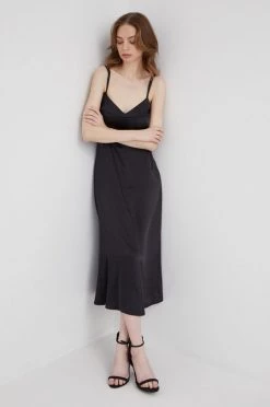 Γυναικεία Φορέματα Φόρεμα Sisley μαύρο,