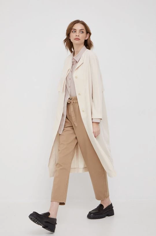 Γυναικεία Παλτά Παλτό Sisley μπεζ, 4 Γυναικεία Παλτά Παλτό Sisley μπεζ, - Image 4