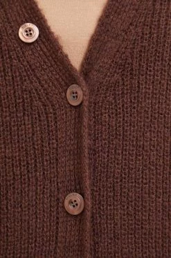 Γυναικεία Με φερμουάρ Ζακέτα από μίγμα μαλλιού Sisley χρώμα: καφέ -Εξοδος Sisley Κατάστημα unnamed file 1618