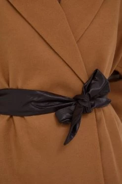 Γυναικεία Μακριά μπουφάν Μπουφάν Sisley καφέ -Εξοδος Sisley Κατάστημα unnamed file 1634