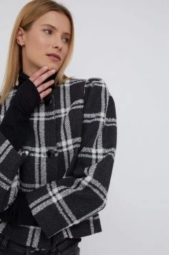 Γυναικεία Σακάκια Μπλέιζερ με μίγμα μαλλιού Sisley μαύρο -Εξοδος Sisley Κατάστημα unnamed file 1639