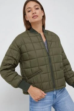 Γυναικεία Κοντά μπουφάν Μπουφάν Sisley πράσινο,