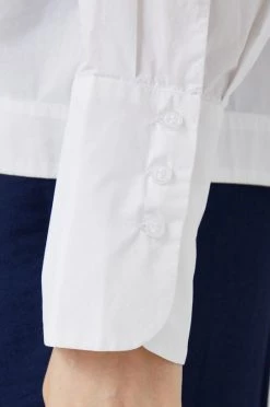 Γυναικεία Πουκάμισα Βαμβακερό πουκάμισο Sisley άσπρο, -Εξοδος Sisley Κατάστημα unnamed file 1701