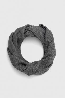 Γυναικεία Περιλαίμια Κασκόλ-λαιμός από μείγμα μαλλιού Sisley γκρι