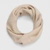 Γυναικεία Περιλαίμια Κασκόλ-λαιμός από μείγμα μαλλιού Sisley μπεζ