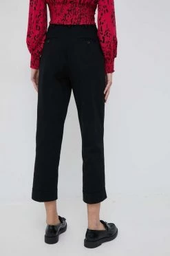 Γυναικεία Υφασμάτινα Παντελόνι Sisley μαύρο, -Εξοδος Sisley Κατάστημα unnamed file 1727