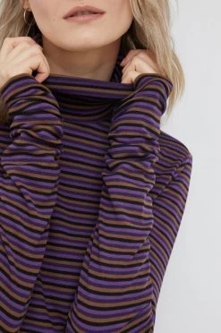 Γυναικεία Μακρυμάνικο Longsleeve Sisley μοβ -Εξοδος Sisley Κατάστημα unnamed file 1746