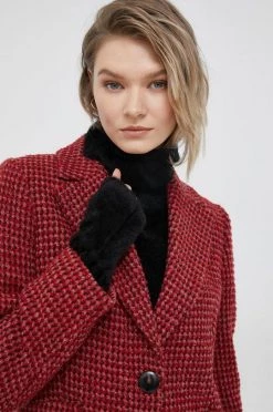 Γυναικεία Παλτά Παλτό από μείγμα μαλλιού Sisley κόκκινο, -Εξοδος Sisley Κατάστημα unnamed file 1750