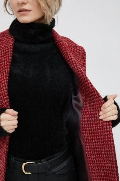 Γυναικεία Παλτά Παλτό από μείγμα μαλλιού Sisley κόκκινο, -Εξοδος Sisley Κατάστημα unnamed file 1752