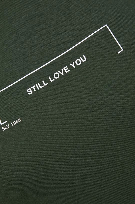 Γυναικεία Κοντομάνικο Βαμβακερό μπλουζάκι Sisley πράσινο 5 Γυναικεία Κοντομάνικο Βαμβακερό μπλουζάκι Sisley πράσινο - Image 5