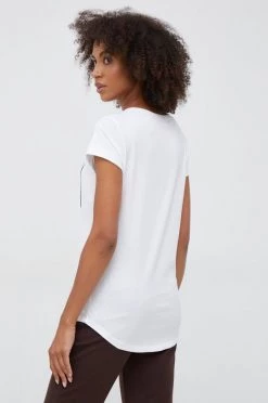 Γυναικεία Κοντομάνικο Βαμβακερό μπλουζάκι Sisley άσπρο -Εξοδος Sisley Κατάστημα unnamed file 1773