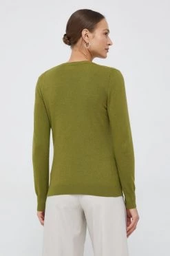 Γυναικεία Με φερμουάρ Πουλόβερ με μείγμα κασμίρ Sisley χρώμα: πράσινο -Εξοδος Sisley Κατάστημα unnamed file 1778