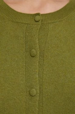 Γυναικεία Με φερμουάρ Πουλόβερ με μείγμα κασμίρ Sisley χρώμα: πράσινο -Εξοδος Sisley Κατάστημα unnamed file 1780