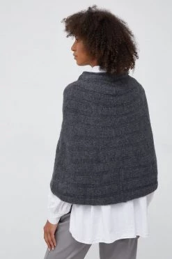 Γυναικεία Πόντσο με μείγμα μαλλιού Sisley γκρι 6 Γυναικεία Πόντσο με μείγμα μαλλιού Sisley γκρι -Εξοδος Sisley Κατάστημα unnamed file 1783