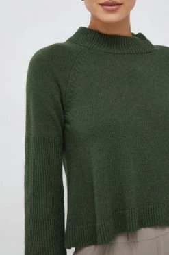 Γυναικεία Χωρίς φερμουάρ Πουλόβερ με μείγμα κασμίρ Sisley χρώμα: πράσινο, -Εξοδος Sisley Κατάστημα unnamed file 1788