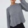 Γυναικεία Χωρίς φερμουάρ Πουλόβερ με μείγμα κασμίρ Sisley χρώμα: γκρι,